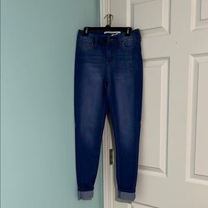 Celebrity Pink Blue Skinny Jeans High-Rise